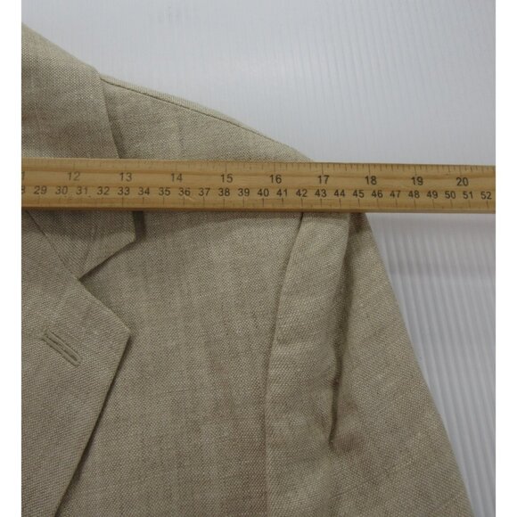 VINTAGE Gap Sport Coat Small Blazer Linen 90s Field Classic Jacket * - Picture 7 of 13